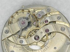 MOVIMENTO OROLOGIO PATEK PHILIPPE AGATON GRADO 18 JEWEL 43MM E QUADRANTE SMALTATO, FUNZIONANTE!