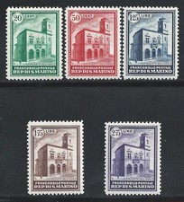 1932 SAN MARINO, n. 159/163 5 valori MH/*