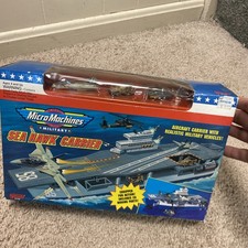 MICRO MACHINES SEA HAWK CARRIER #64162 GALOOB 1993 MILITARE - scatola aperta