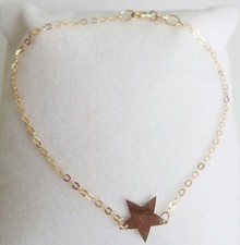 SPLENDIDO BRACCIALE DONNA CHARM STELLA ORO GIALLO BIANCO 750 18KT ITALIANO 100%