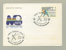 BIGLIETTO POSTALE 1978