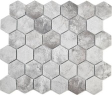Mosaico ceramica hexagon - in,