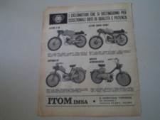 advertising Pubblicità 1967 MOTO ITOM ASTOR 4M 50/ASTOR SUPER SPORT/AUTOMATIC