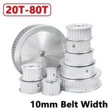 GT2 Puleggia Cinghia Distribuzione 10mm Larghezza Cinghia 20 - 80 Denti Foro 3-15mm per Stampante 3D