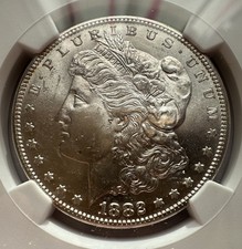 1 Morgan Dollar 1882 S USA San