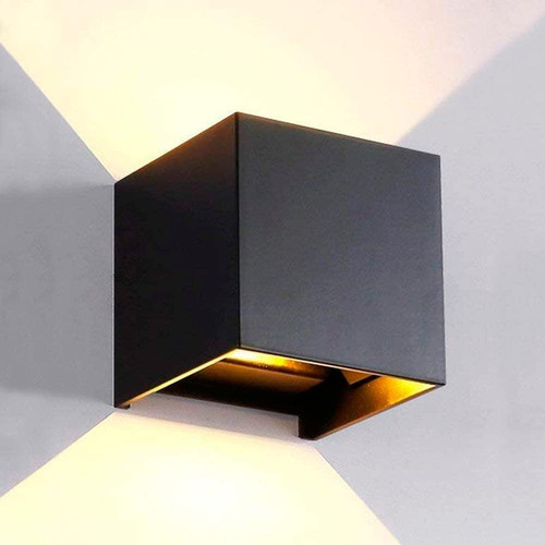 Lampada parete nero led - da,