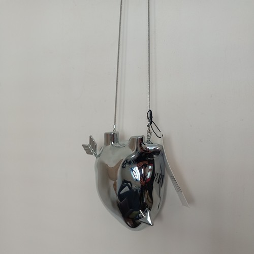 Zara rara borsa - cuore, argento