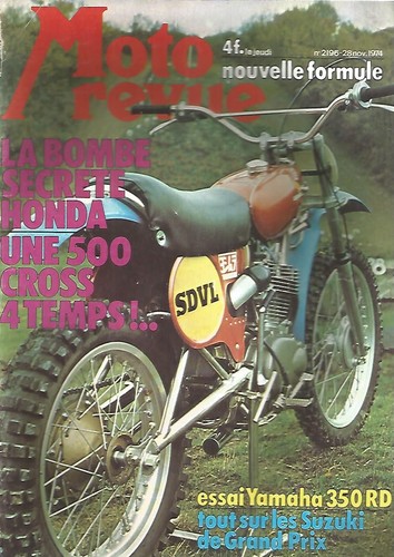 Moto revue 2196 yam 350 - n°2196,