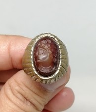 Anello pietra incisione re