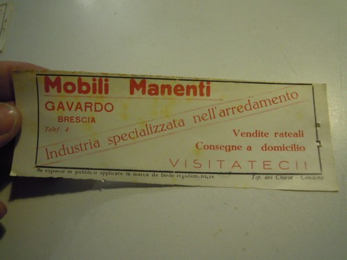 Tagliando pubblicitario anni - tagliando,