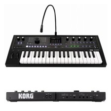 KORG microKORG2 MK-2 MBK nero metallizzato SINTETIZZATORE/VOCODER 37 tasti con custodia morbida