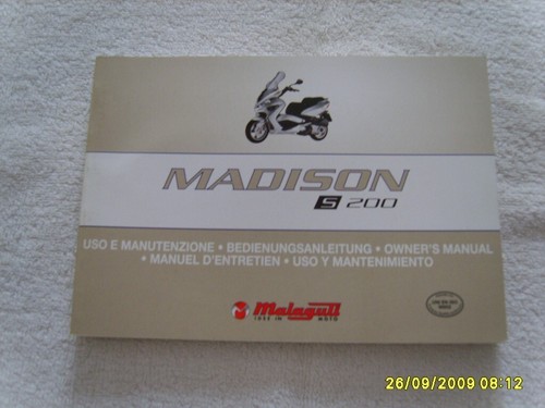 Libretto malaguti madison - libretto,