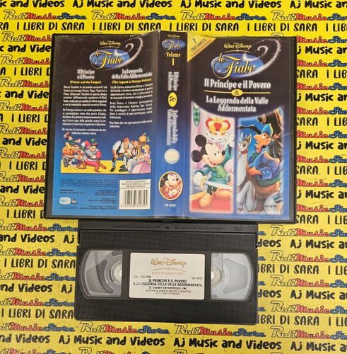 Vhs film principe povero - e,