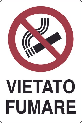 Cartello segnaletico vietato - segnaletico,