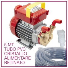 POMPA ELETTRICA TRAVASO VINO ACQUA ROVER 20 + 5 MT. TUBO ALIMENTARE + FASCETTE