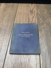 1892 rare handbook league - rare, of