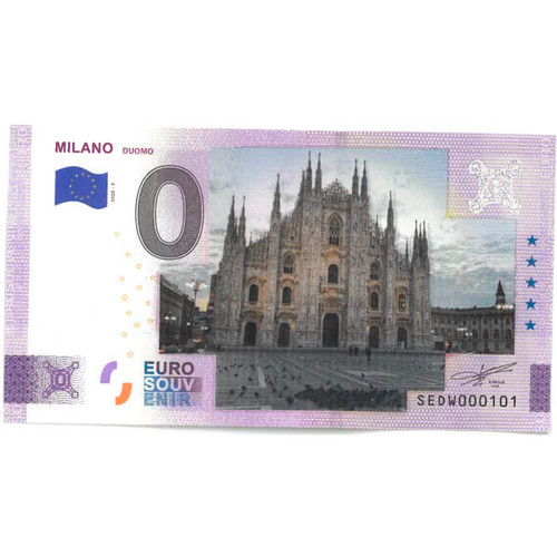 Zero euro souvenir - 0, €