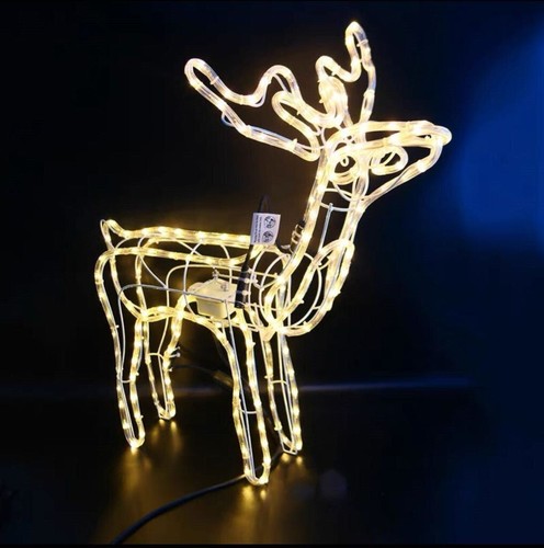 Renna luminosa babbo natale - renna,