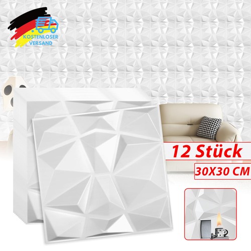 12pz pannelli parete - parete, 3d