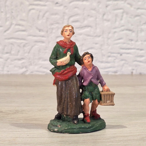 Statuina presepe cartapesta - in,