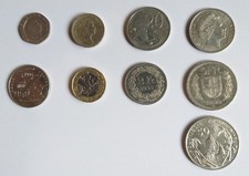 Lotto di 9 Monete Straniere