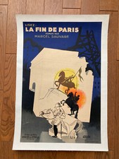 LA FIN DE PARIS Affiche PAUL