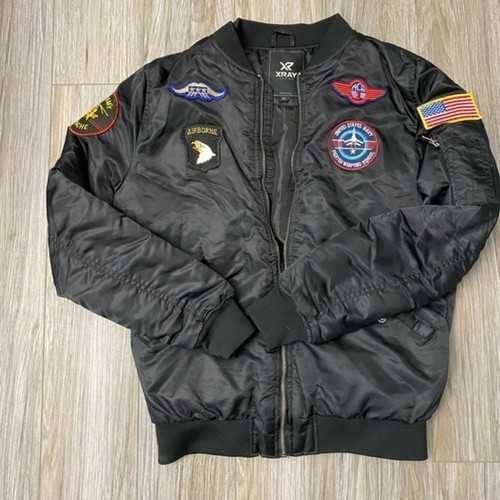 Xray jeans uomo nero bomber - xray,
