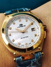 OROLOGIO Donna LORENZ Aquitania Oro+Diamanti, Madreperla, Swiss Made, vet Zaffir