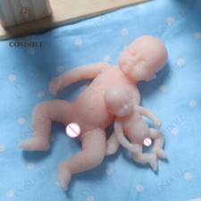 2PCS/SET Mini Silicone Reborn Baby Doll Life Like Soft Baby Doll Giocattolo Regalo