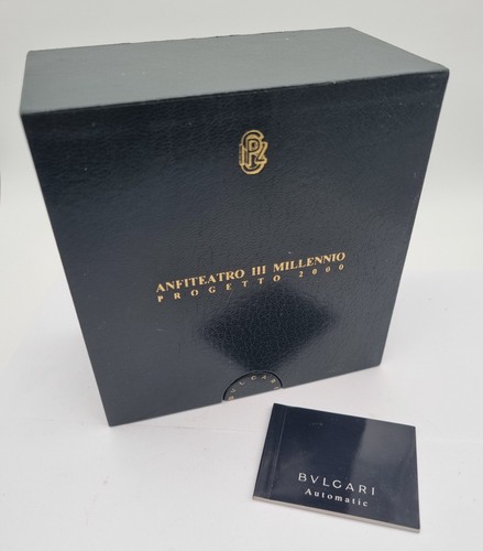 Bulgari rare box blu leather - box,