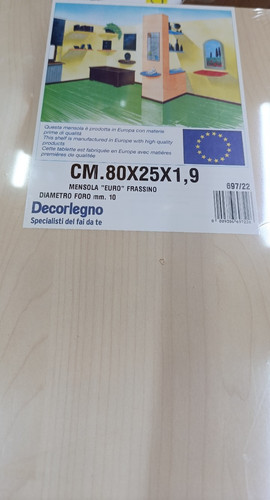 Mensola euro frassino - mensola,