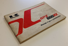 KAWASAKI GPZ 1000 RX MANUALE USO E MANUTENZIONE ITALIANO USE AND MAINTENANCE