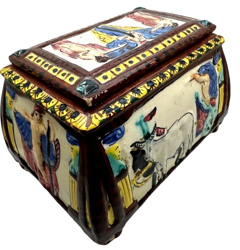 Scatola con coperchio - , vintage