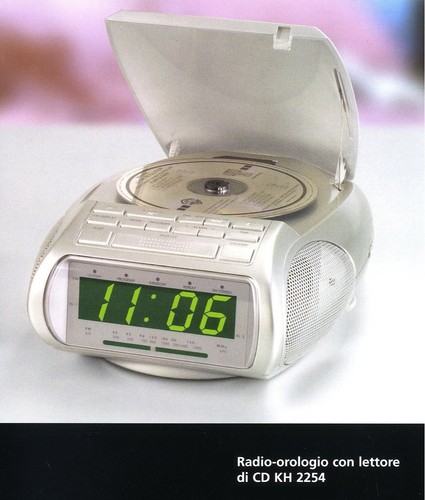 Bench stereo clock - bench,