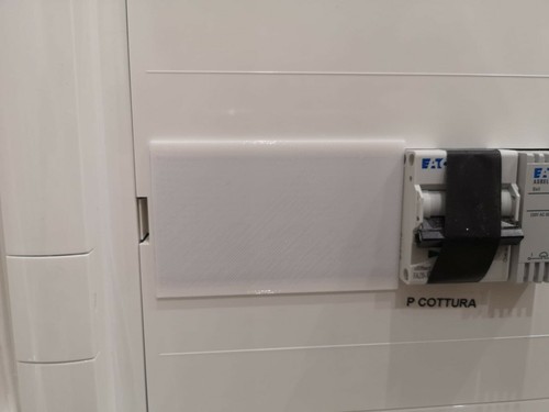 Placca copri foro tappo - copri,