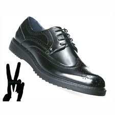 scarpe uomo classiche eleganti francesine derby stringate senza scatola  vv