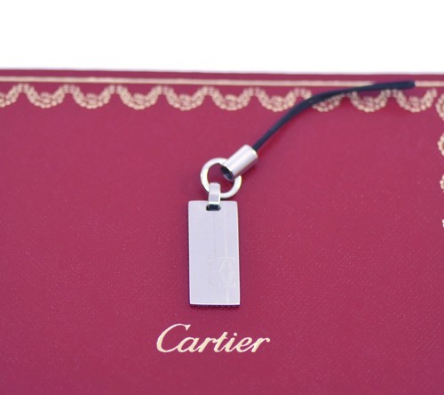 Portachiavi cartier acciaio - cartier, in