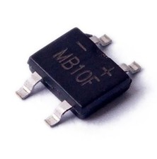 2 pezzi MB10F Ponte Raddrizzatore SMD Bridge Rectifier 1A 1000V 
