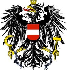 Adesivo auto stemma "Austria"