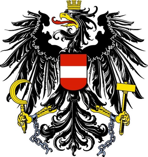 Adesivo auto stemma - , "austria"