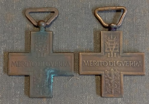 Coppia medaglie wwi croce - coppia,