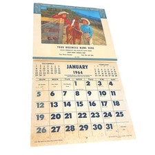 Calendario vintage 1964 amici