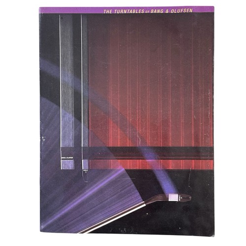 Brochure giradischi bang - brochure,