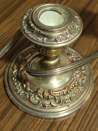 Candelabro argento silver - candelabro,