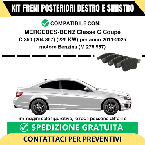 Pastiglie freno posteriori - pastiglie,