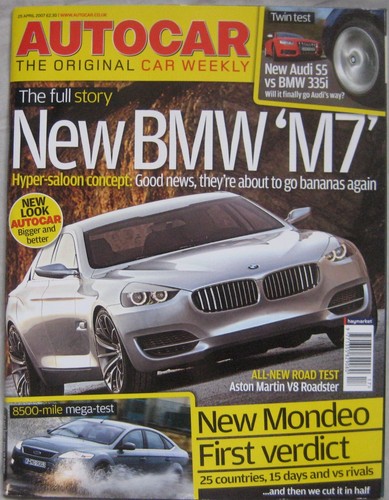 Autocar magazine april 2007 - 25,