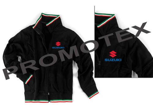 Felpa tricolore suzuki corse - felpa,