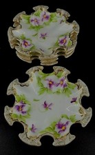 Set 4 pezzi Nippon dipinti a