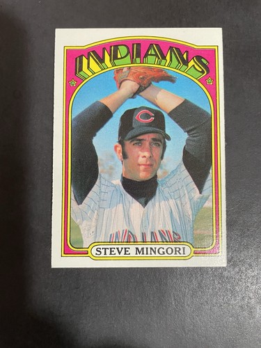 1972 topps steve mingori - steve,
