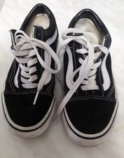 SCARPE VANS OLD SKOOL NERO BIANCO BLACK UOMO DONNA UNISEX CANVAS ORIGINALI